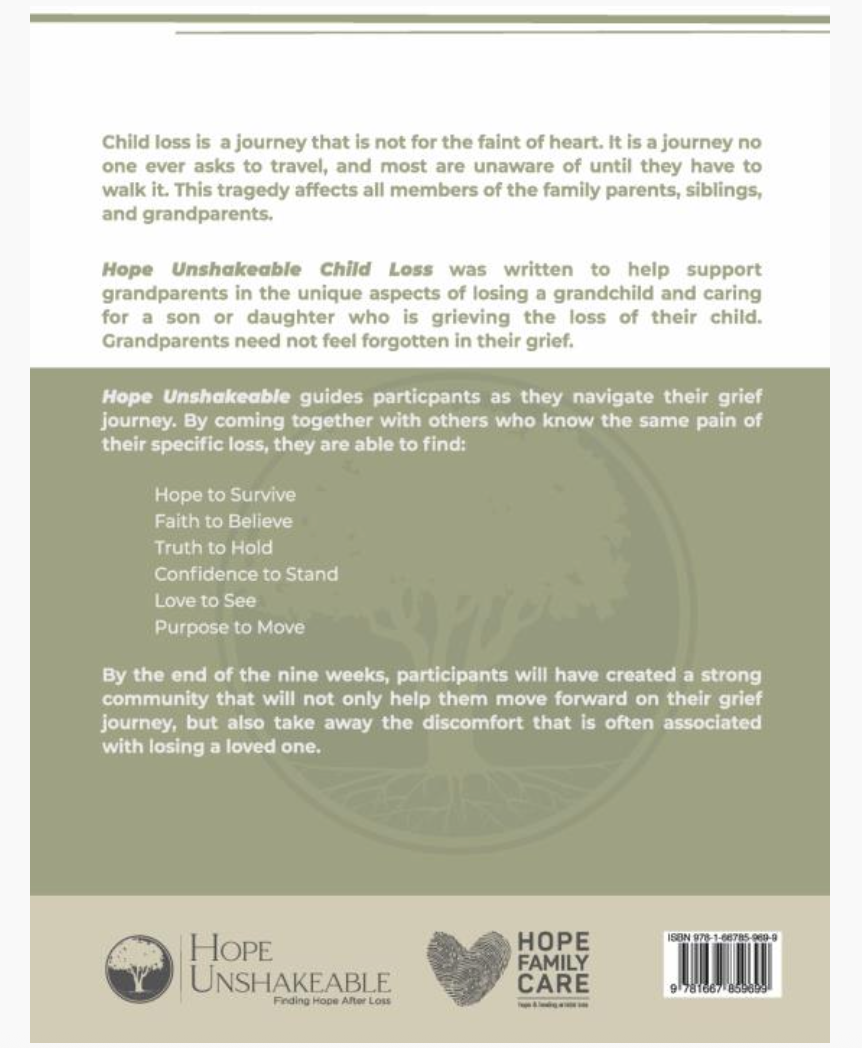 Hope Unshakeable Child Loss (2nd Edition)